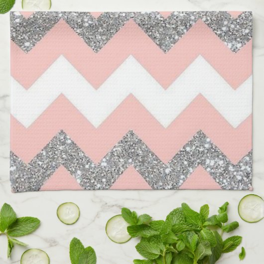Zickzack Geschirrtuch (Gefaltet)