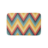 Zickzack-gestreifter Hintergrund 2 Badematte (Vorderseite)