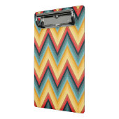 Zickzack-gestreifter Hintergrund 2 Mini Klemmbrett (Gewinkelt2)