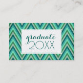 Zickzack-gestreifter Hintergrund des Telefonnummerkarte (Rückseite)