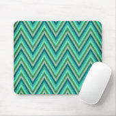Zickzack-gestreifter Hintergrund Mousepad (Mit Mouse)