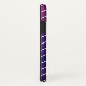 Zickzack gezeichnet Muster Monogram Script Case-Mate iPhone Hülle (Hinten/Rechts)