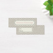Zickzack Gift-Tags, Visitenkarten (Schreibtisch)