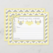 Zickzack Girl Tutu Diapers Advisor Card (Vorne/Hinten)