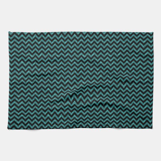 Zickzack Glitzer Aussehen Handtuch (Horizontal)