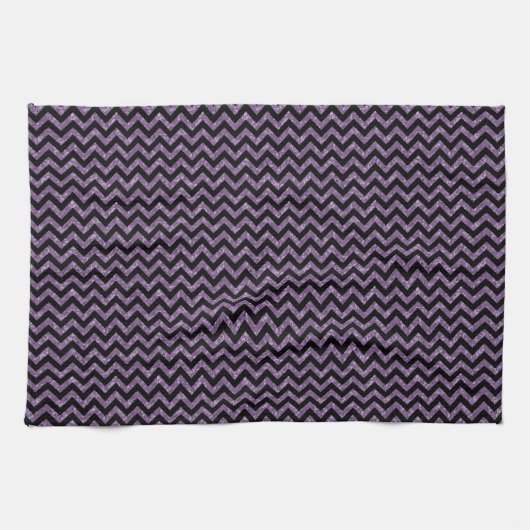 Zickzack Glitzer Aussehen Handtuch (Horizontal)