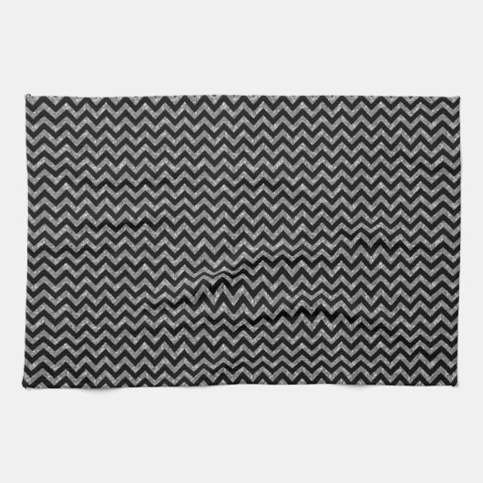 Zickzack Glitzer Aussehen Handtuch (Horizontal)