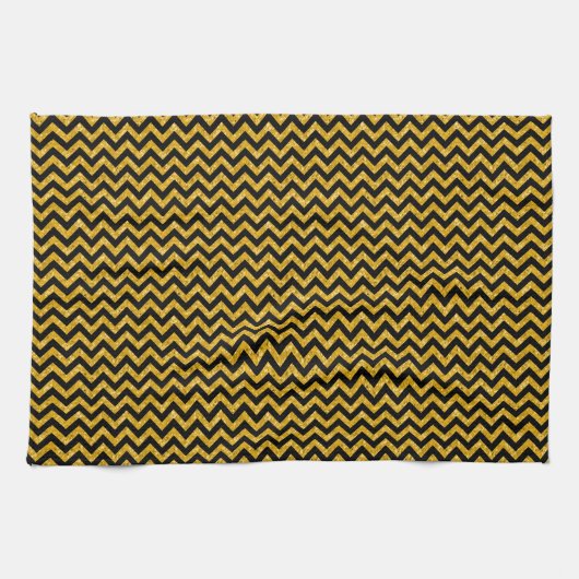 Zickzack Glitzer Aussehen Handtuch (Horizontal)
