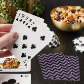 Zickzack Glitzer Aussehen Spielkarten (In Situ)