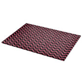 Zickzack Glitzer Look Cutting Board Schneidebrett (Ecke)
