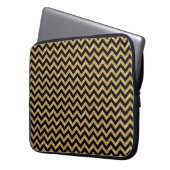 Zickzack Glitzer Look Electronics Sleeve (Vorderseite Links)