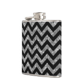 Zickzack Glitzer-Look Flask Flachmann (Links)