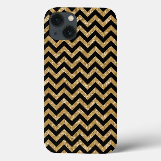 Zickzack Glitzer Look iPad Air BT-Fall Case-Mate iPhone Hülle (Rückseite)