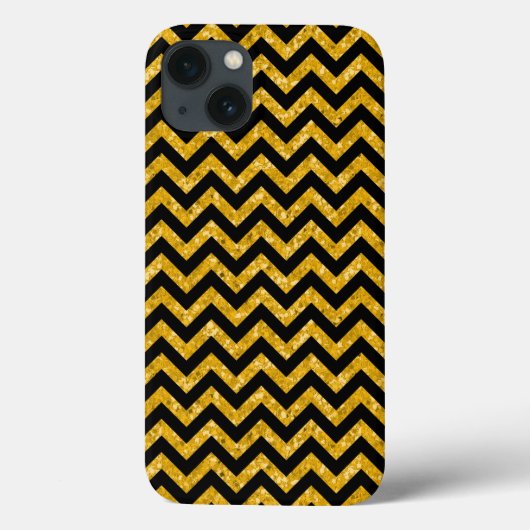 Zickzack Glitzer Look iPad BT Fall Case-Mate iPhone Hülle (Rückseite)