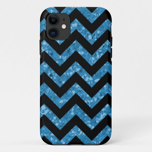 Zickzack Glitzer Look iPhone 5 BT Fall Case-Mate iPhone Hülle (Rückseite)