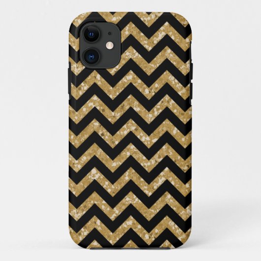 Zickzack Glitzer Look iPhone 5 Tough Xtreme Fall Case-Mate iPhone Hülle (Rückseite)
