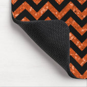 Zickzack Glitzer Look Mousepad (Ecke)