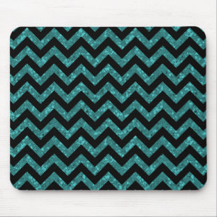 Zickzack Glitzer Look Mousepad