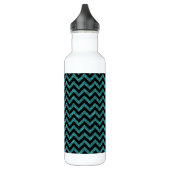 Zickzack Glitzer-Look Trinkflasche (Links)