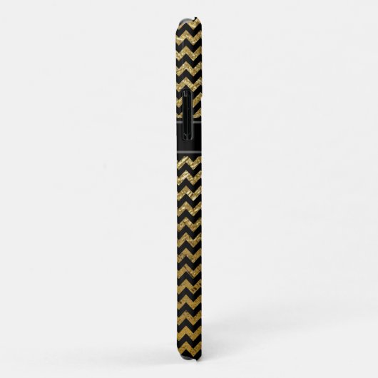 Zickzack Gold Case-Mate iPhone Hülle (Hinten/Rechts)