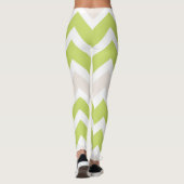 Zickzack Grafikkalienmuster Leggings (Rückseite)