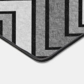 Zickzack graue und schwarze Skizze Schreibtischunterlage (Ecke)