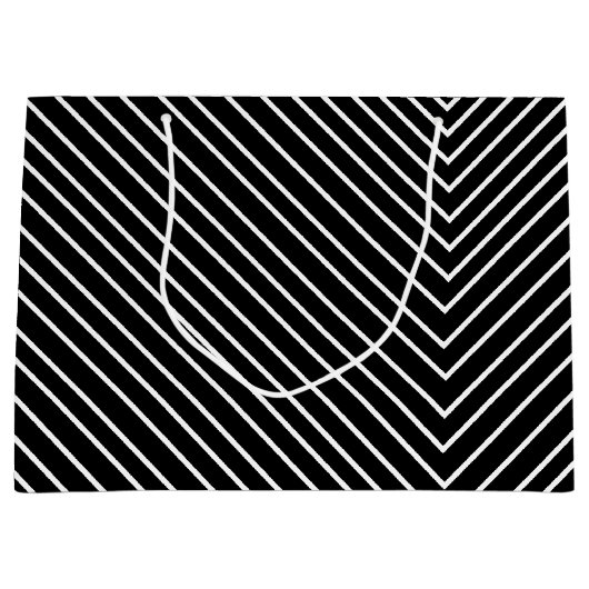 Zickzack Große Geschenktüte (Vorderseite)