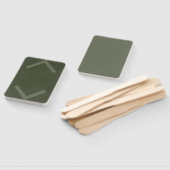 Zickzack Handfächer für Moos mit grüner Eigenheit (Non-assembled)