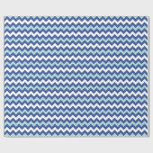 Zickzack, hellblau-weißes Musterpapier Geschenkpapier (Flach)