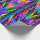 Zickzack heller Stamm Geschenkpapier (Ecke)