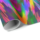 Zickzack heller Stamm Geschenkpapier (Rolleneckpunkt)