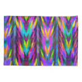 Zickzack heller Stamm Kissenbezug (Rückseite)