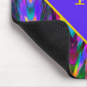 Zickzack, heller Stamm Mousepad (Ecke)