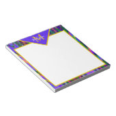 Zickzack, heller Stamm Notizblock (angewinkelt)