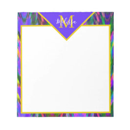 Zickzack, heller Stamm Notizblock