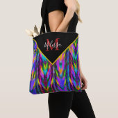 Zickzack, heller Stamm Tasche (Von Nahem)