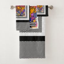 Zickzack Herzen + Blume