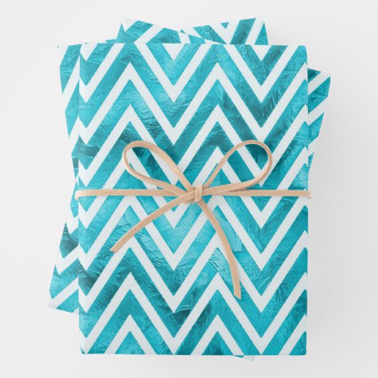 Zickzack Hintergrund Geschenkpapier Set (Beispiel)