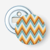 Zickzack Hintergrund-Muster Flaschenöffner (Vorderseite)