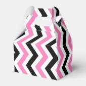Zickzack Hochzeit in Rosa Geschenkschachtel (Vorderseite)