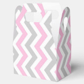 Zickzack Hochzeit in Rosa Geschenkschachtel (Geöffnet)