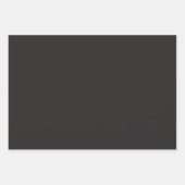 Zickzack Hochzeit in Schwarz und Weiß Geschenkpapier Set (Vorderseite 3)