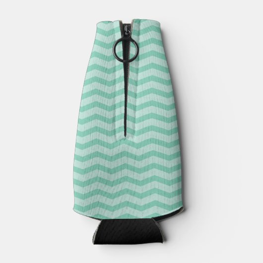 Zickzack Hochzeitsflaschenkühler mit individuellem Flaschenkühler (Rückseite)