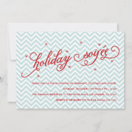 Zickzack Holiday Soirée Party laden Einladung