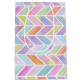 Zickzack in multi mittlere geschenktüte (Vorderseite)