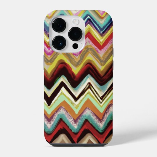 Zickzack iPhone hülle (Rückseite)