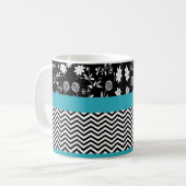 Zickzack Kaffeetasse (Vorderseite Links)