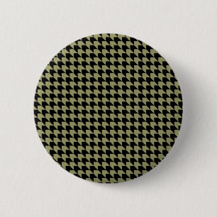 Zickzack Karos Avocado und Black Button