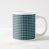 Zickzack Karos Sky und Black Jumbo-Tasse (Rechts)