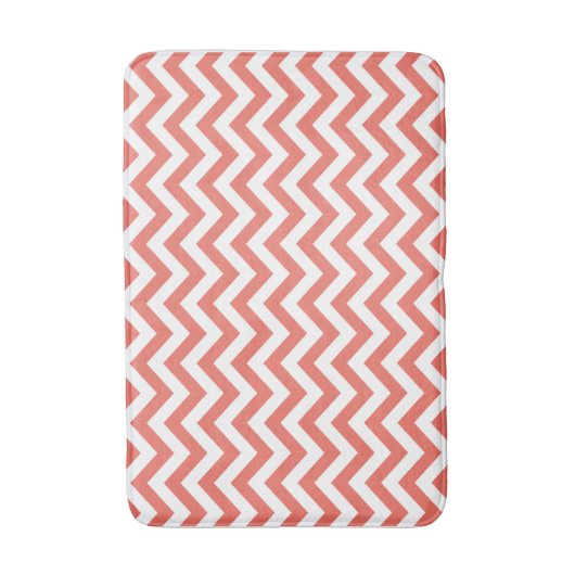 Zickzack Korallenmuster GPB01C Badematte (Vorderseite Vertikal)